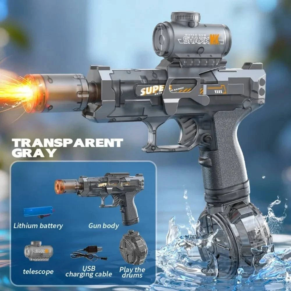 Nehwei enterprise electric water gun with long battery, automatic water blaster for summer beach and pool outdoor party fun