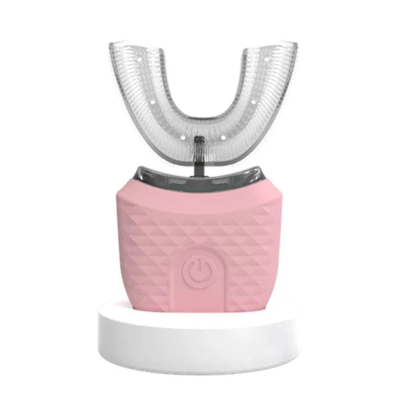 Nehwei enterprise U-shaped electric toothbrush with 360-degree automatic cleaning for comprehensive dental care.