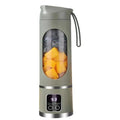 Nehwei enterprise portable USB rechargeable mini blender with digital display, 12-blade system, compact design for travel and smoothies.