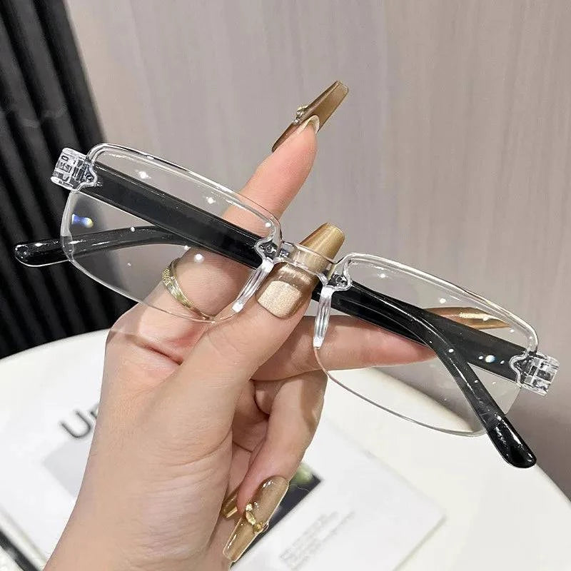 Nehwei enterprise Smart Zoom reading glasses for men and women, lightweight with adjustable focus and anti-blue light protection.