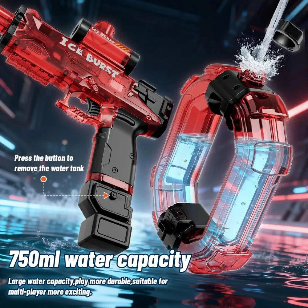 Nehwei enterprise electric water gun with long battery, automatic water blaster for summer beach and pool outdoor party games