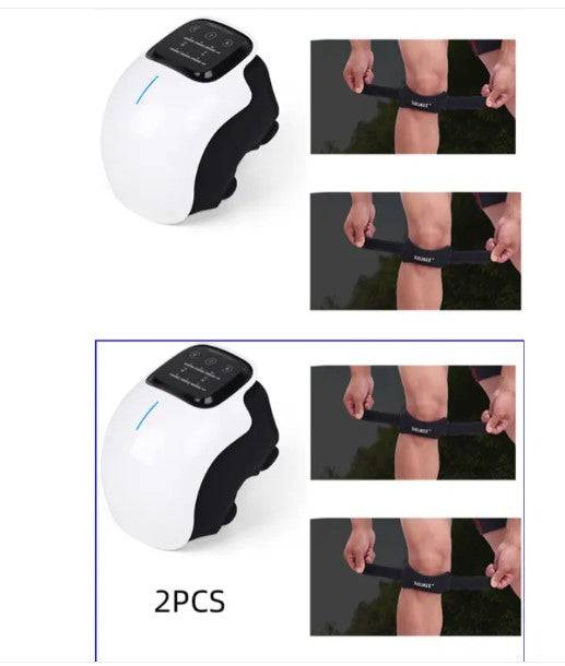 Nehwei Enterprise electric knee massager with adjustable straps and heating for pain relief and improved circulation.