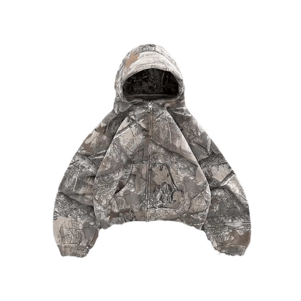Urban camo retro hoodie by Nehwei Enterprise featuring a stylish camouflage pattern and comfortable hoodie design.