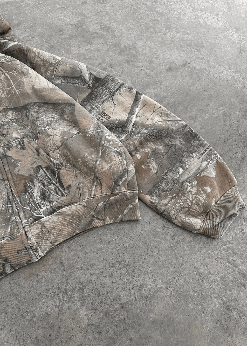 Urban camo retro hoodie by Nehwei Enterprise, showing the stylish camouflage design and comfortable fit.