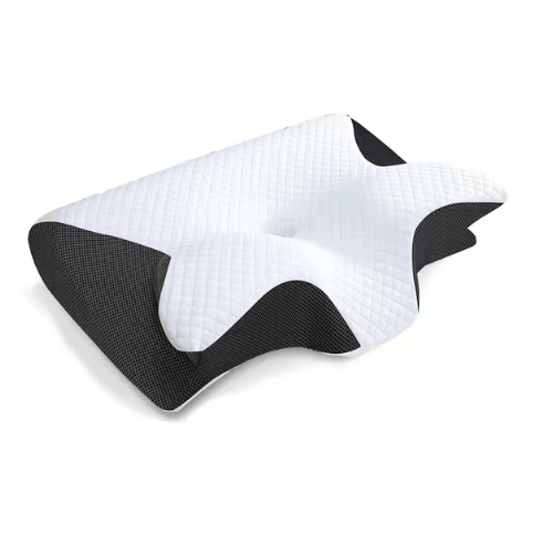 Nehwei Enterprise cervical support pillow with ergonomic design for neck comfort and proper spinal alignment.